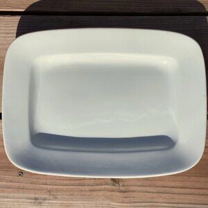 Vintage Ironstone Platter T & R Boote England Semi-Porcelain ~14x10 Rectangular